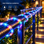 Luzes de Corda LED com Controle Remoto - A Pilha, 8 Modos