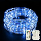 Luzes de Corda LED com Controle Remoto - A Pilha, 8 Modos