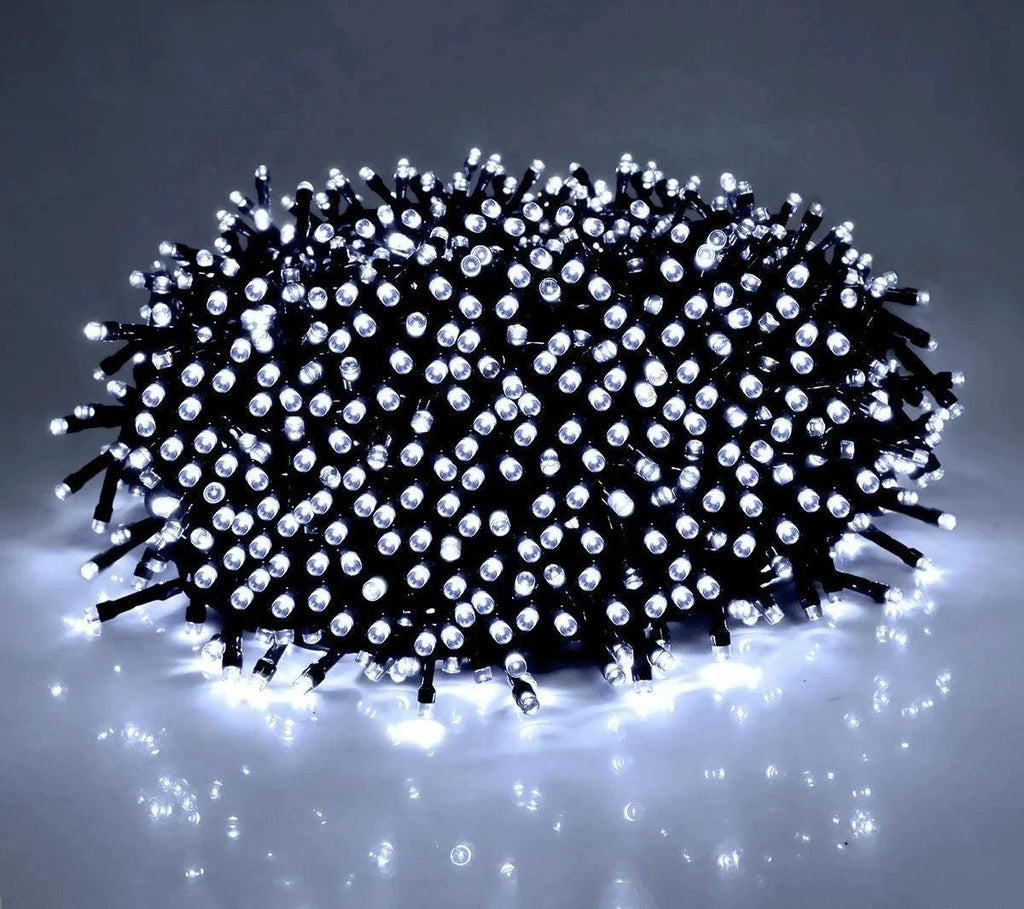 Pisca-Pisca LED Bivolt 10m a 100m - 8 Modos, IP65