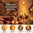 Presépio Sagrada Noite – Decoração de Parede Iluminada com Estrela de Belém
