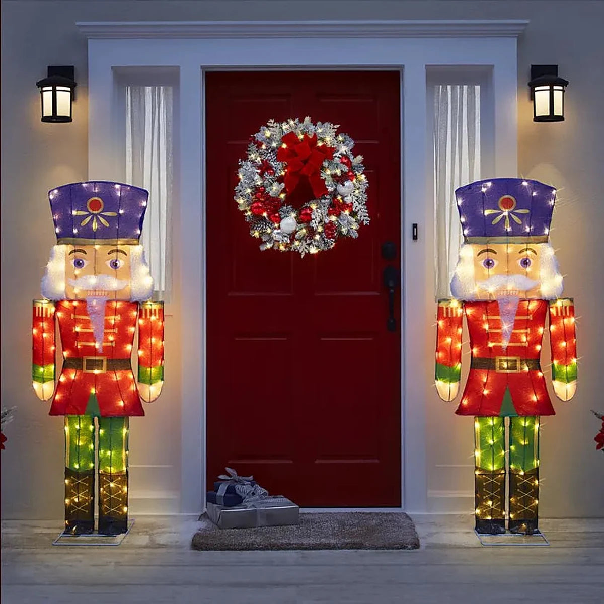 Quebra-Nozes Cintilante Iluminado 1,52 m – Kit com 1, 2 ou 4