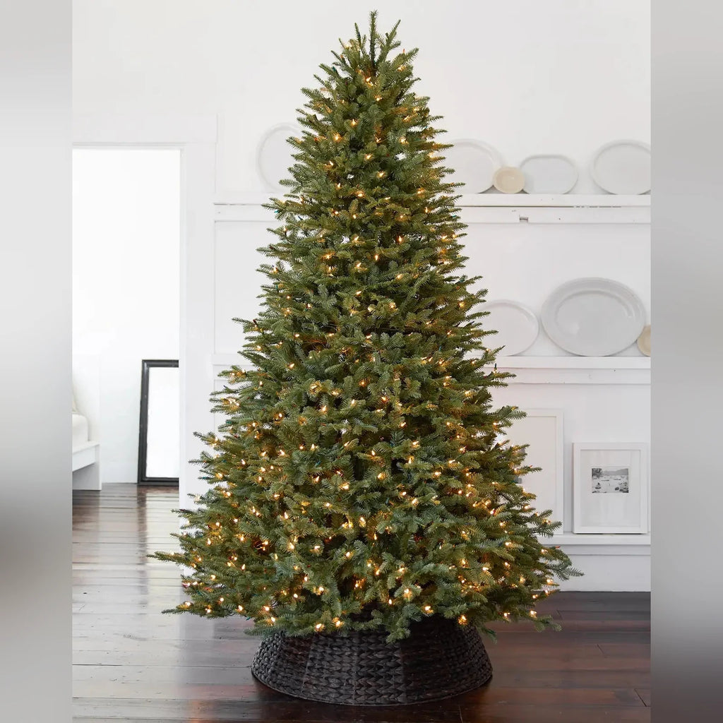 Saia Rígida para Árvore de Natal em Fibra Trançada Marrom