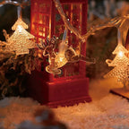 Varal de Luzes de Natal 20 LEDs – 3 m (Árvore, Rena, Estrela e Floco de Neve)
