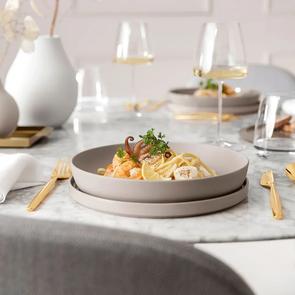 Conjunto de Jantar para 2 Pessoas - La Boule 7 Peças Bege